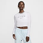 ★ Nike★ Sportswear Chill Knit Slim Crop T-shirt W Armor N Nike Sportswear Chill Knit Women's Slim Cropped T-Shirt